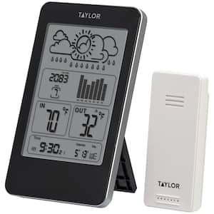 Indoor/Outdoor Digital Thermometer with Barometer and Timer