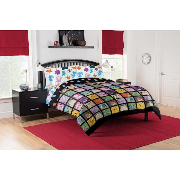 THE NORTHWEST GROUP Full Bed In A Bag Set Pokemon Kantos Favorite 2 Full Bed In A Bag Set