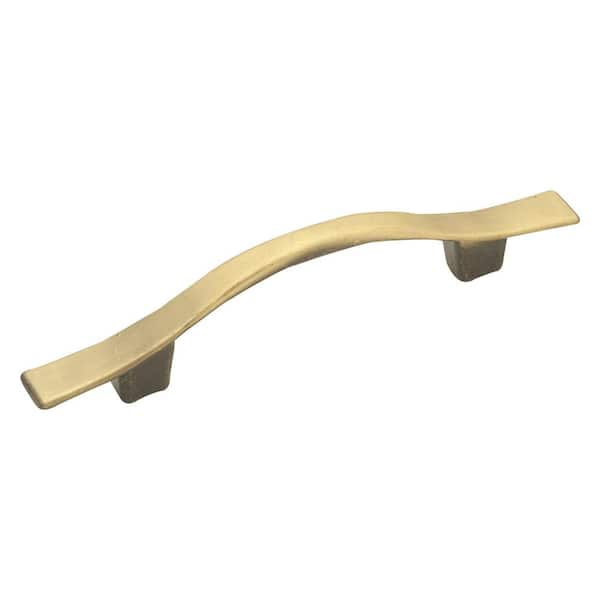 HICKORY HARDWARE Cavalier 3 in. Center-to-Center Antique Brass Pull