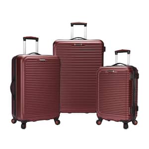 Savannah 3-Piece Red Hard Side Spinner Luggage Set