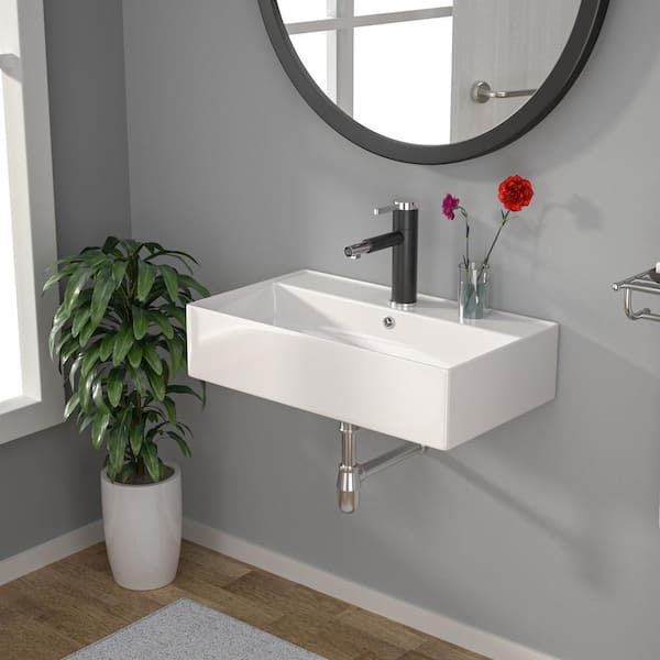 Sarlai 18 In . Undermount Rectangular Bathroom Sink Art Basin With Overflow In White Ceramic For Vanity S Mp1812 Sarlai 18 In . Undermount Rectangular Bathroom Sink Art Basin With Overflow In White Ceramic For Vanity S Mp1812