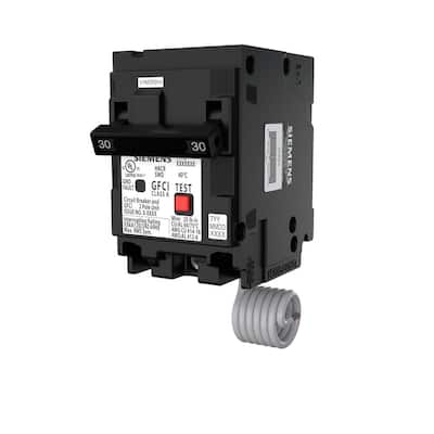 QEB 30 Amp 2-Pole GFCI (30 mA) Circuit Breaker