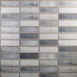 Piston Industrial Gray 4 in. x 12 in. Matte Ceramic Subway Wall Tile (10.97 sq. ft./Case)