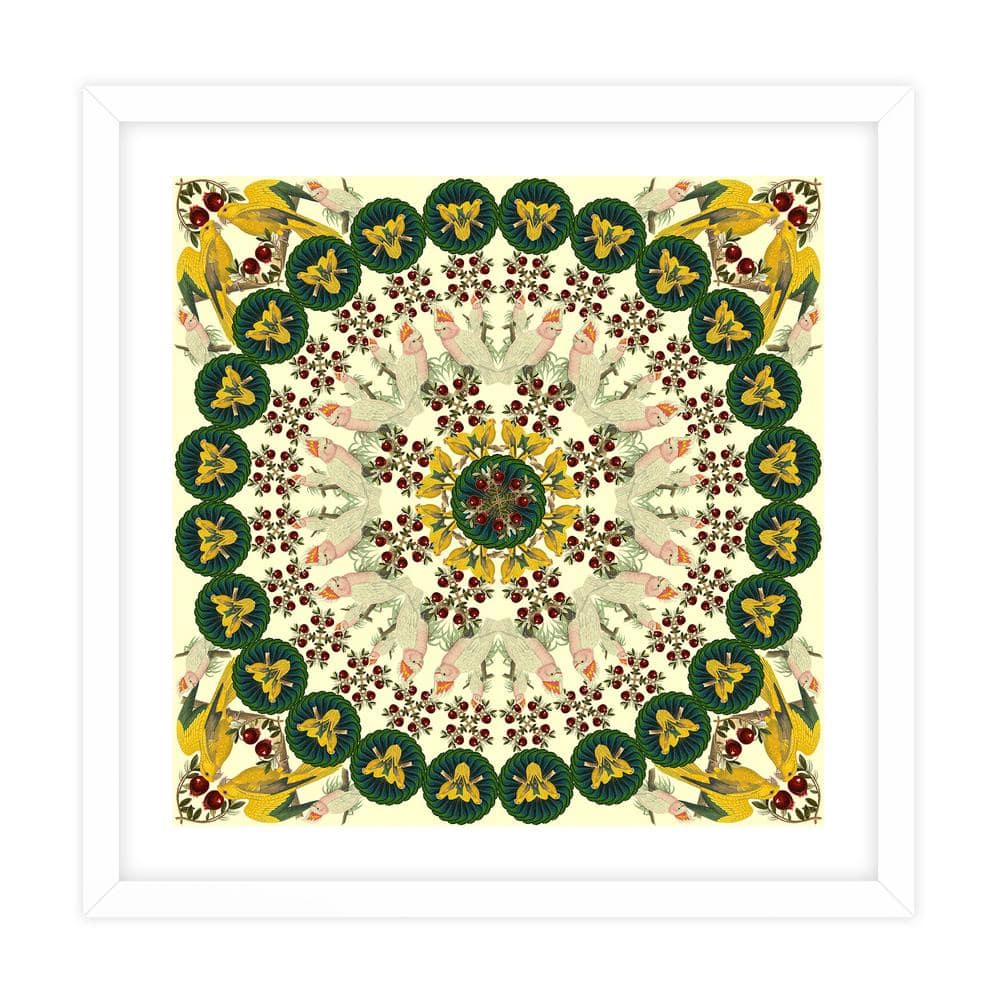 Nature Kaleidoscopes Framed Animal Art Print 18 in. x 18 in.