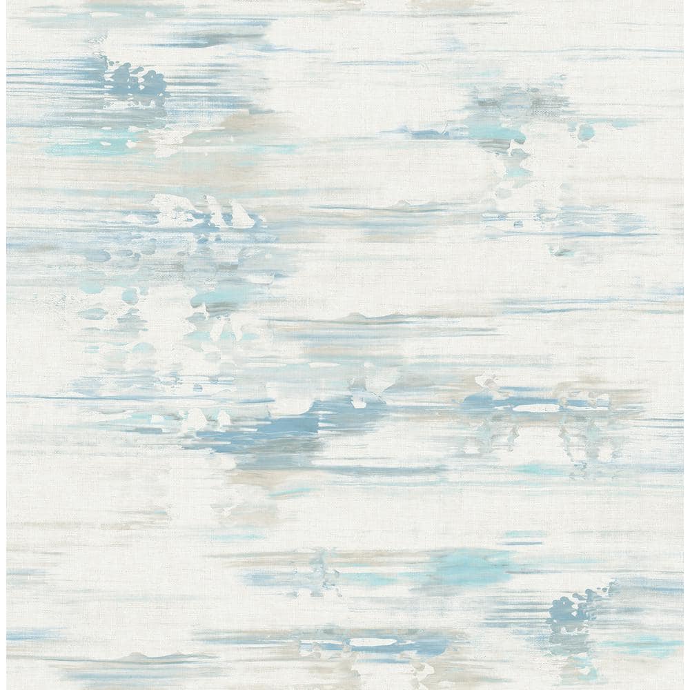 Spatula Stripe Sky Blue, Silver, and Off-White Paper Strippable Roll (Covers 56.05 sq. ft.) price history on PriceWatchPro