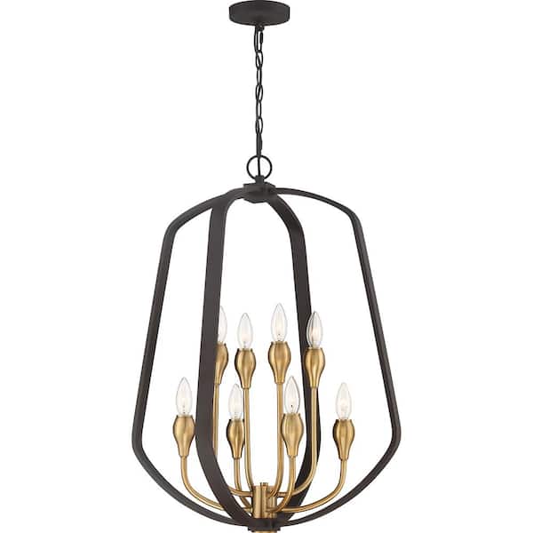 Quoizel Kinkade 8-Light Western Bronze Pendant
