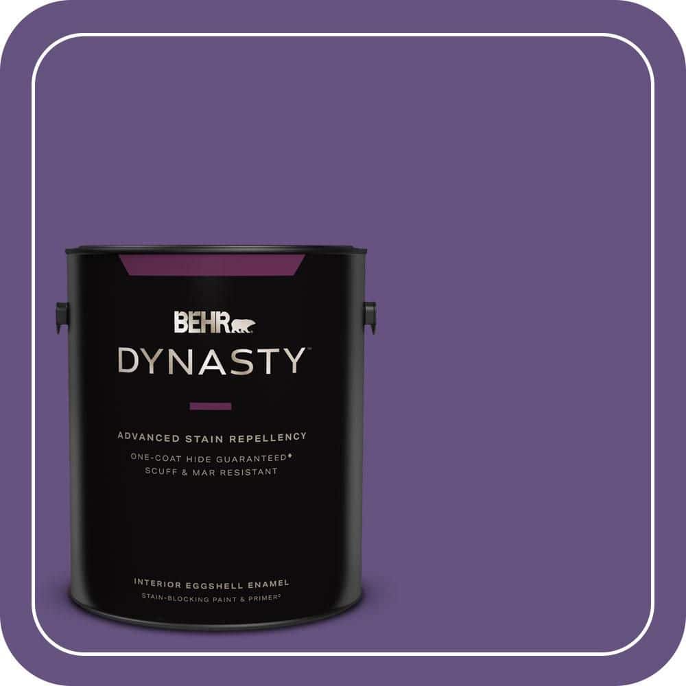 1 gal. Home Decorators Collection #HDC-MD-25 Virtual Violet Eggshell Enamel Interior Stain-Blocking Paint & Primer price history on PriceWatchPro