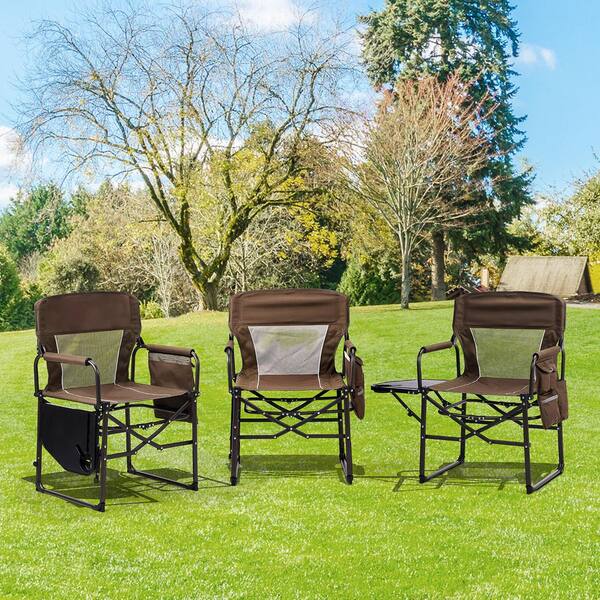 テーブル/チェア WIND AND SEA FOLDING CHAIR (2S) / BROWN Karl home Brown Metal Folding Beach Chair (Set of 2) K1G56001252