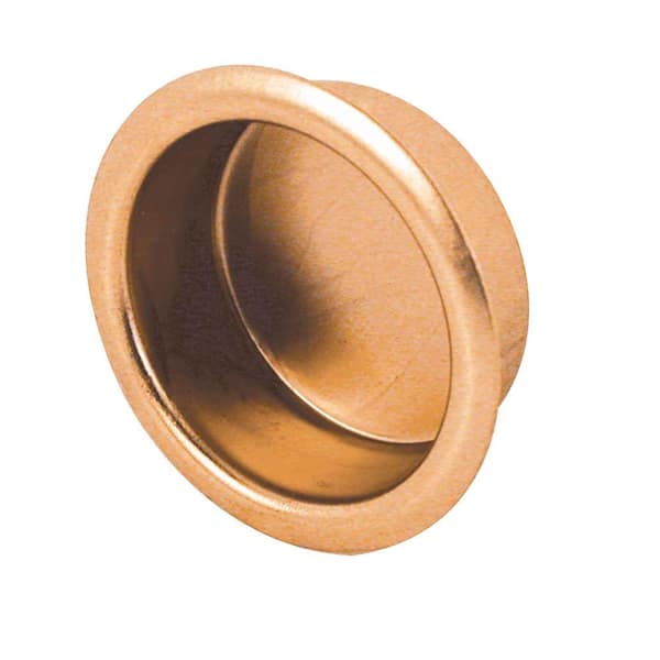 Prime-Line 3/4 in. Solid Brass Sliding Closet Door Finger Pulls (4-pack)