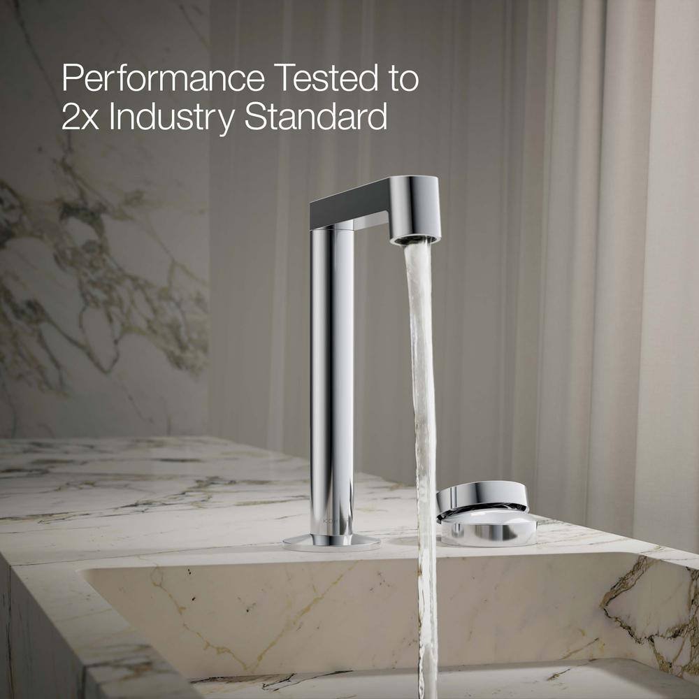 Polished Chrome 2-3/8" Modern Bathroom Sink Rocker Handle