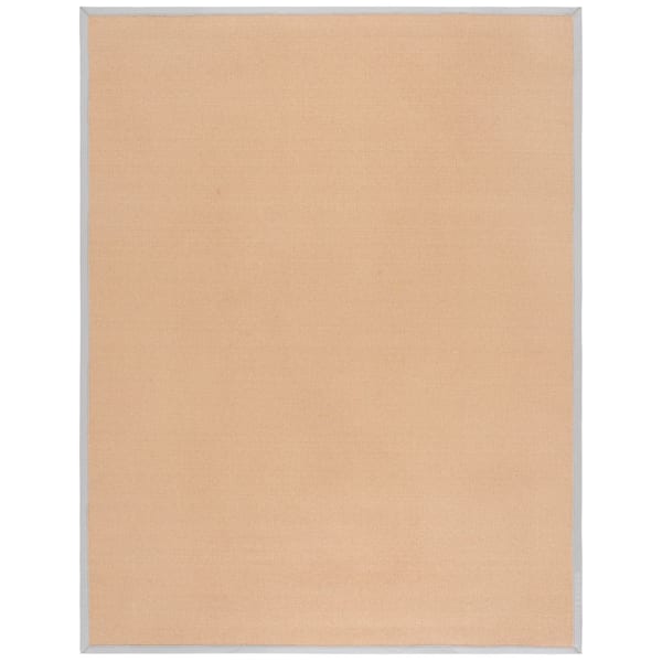 Napa Faux Sisal 9 ft. x 12 ft. Maize/Beige Solid Color Area Rug