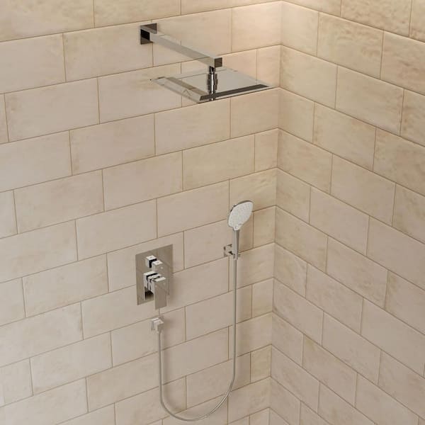 3-Mode Handheld Single Handle 2-Spray Tub and Shower Faucet 1.8 GPM with Anti Scald in. Polished Chrome Valve Included
