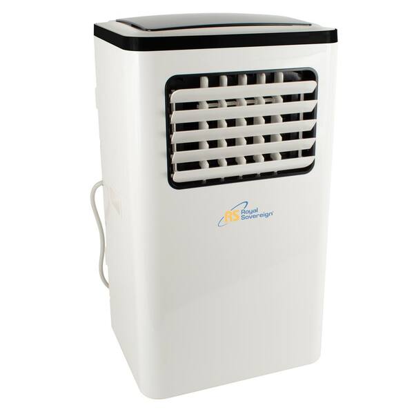 Royal Sovereign 8 000 Btu 4 000 Btu Doe Portable Air Conditioner With Dehumidifier And Remote In White Arp 908 The Home Depot