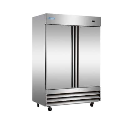 48 cu. ft. 2-Door Commercial Upright Reach-In Freezer in Stainless Steel