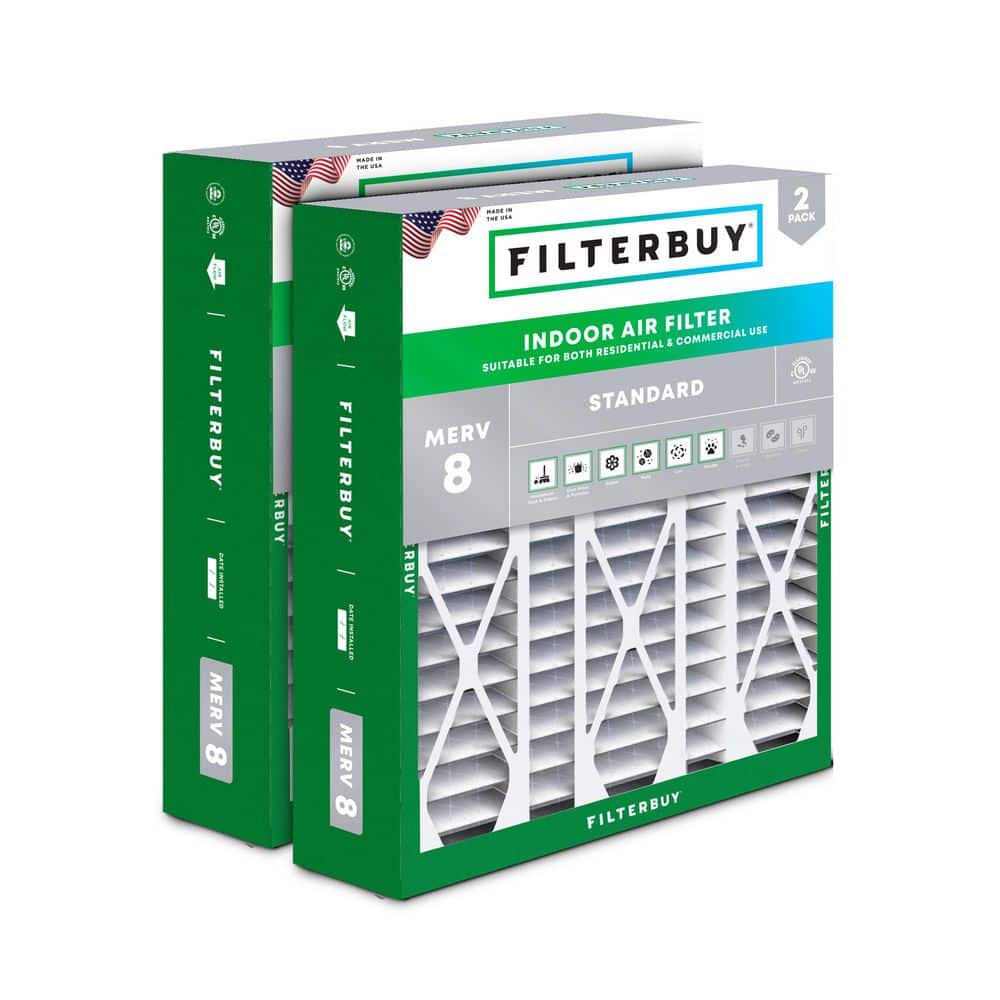 20 in. x 25.25 in. x 3.5 in. MERV 8 (FPR 5) Dust Defense Pleated HVAC AC Furnace Air Filters for Aprilaire (2-Pack) price history on PriceWatchPro