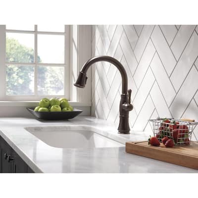 Delta Oil Rubbed Bronze Kitchen Faucet / Anzzi Kf Az217orb Oil Rubbed ...