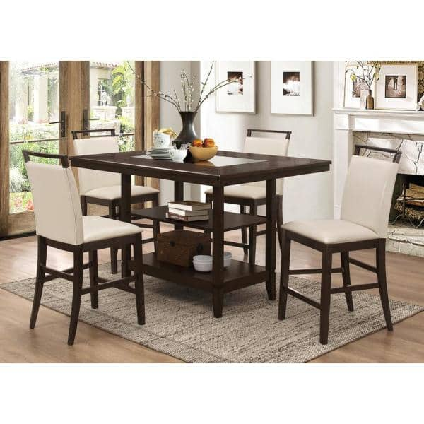 counter height rectangle kitchen table