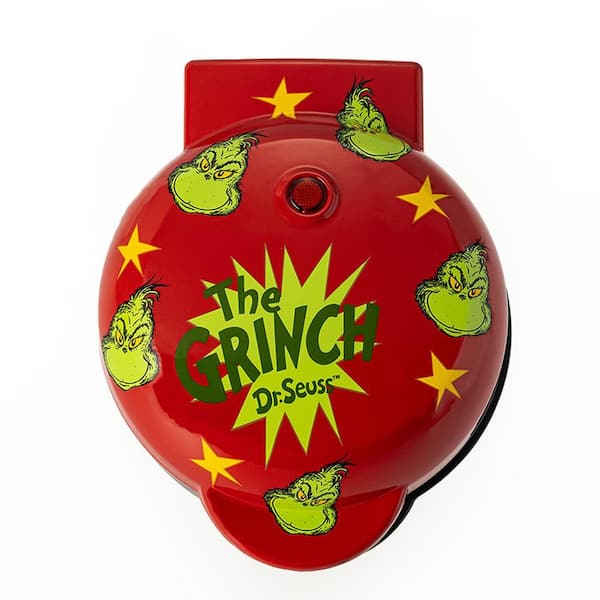 Dr. Seuss Grinch Red American Mini Waffle Maker