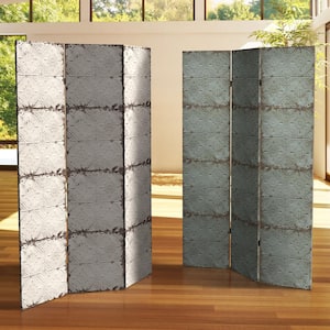 Paneling 6 ft. Printed 3-Panel Room Divider