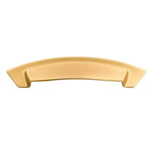 Velocity Collection 3 in. And 96 mm Center-to-Center Flat Ultra Brass Cabinet Pull