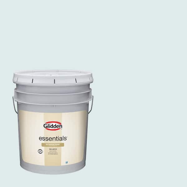 Glidden Essentials 5 gal. PPG1034-2 Honesty Flat Exterior Paint