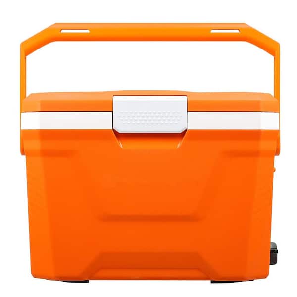 MOEPISY 20 qt. Orange Portable Cooler 0F1MTGRN8 - The Home Depot