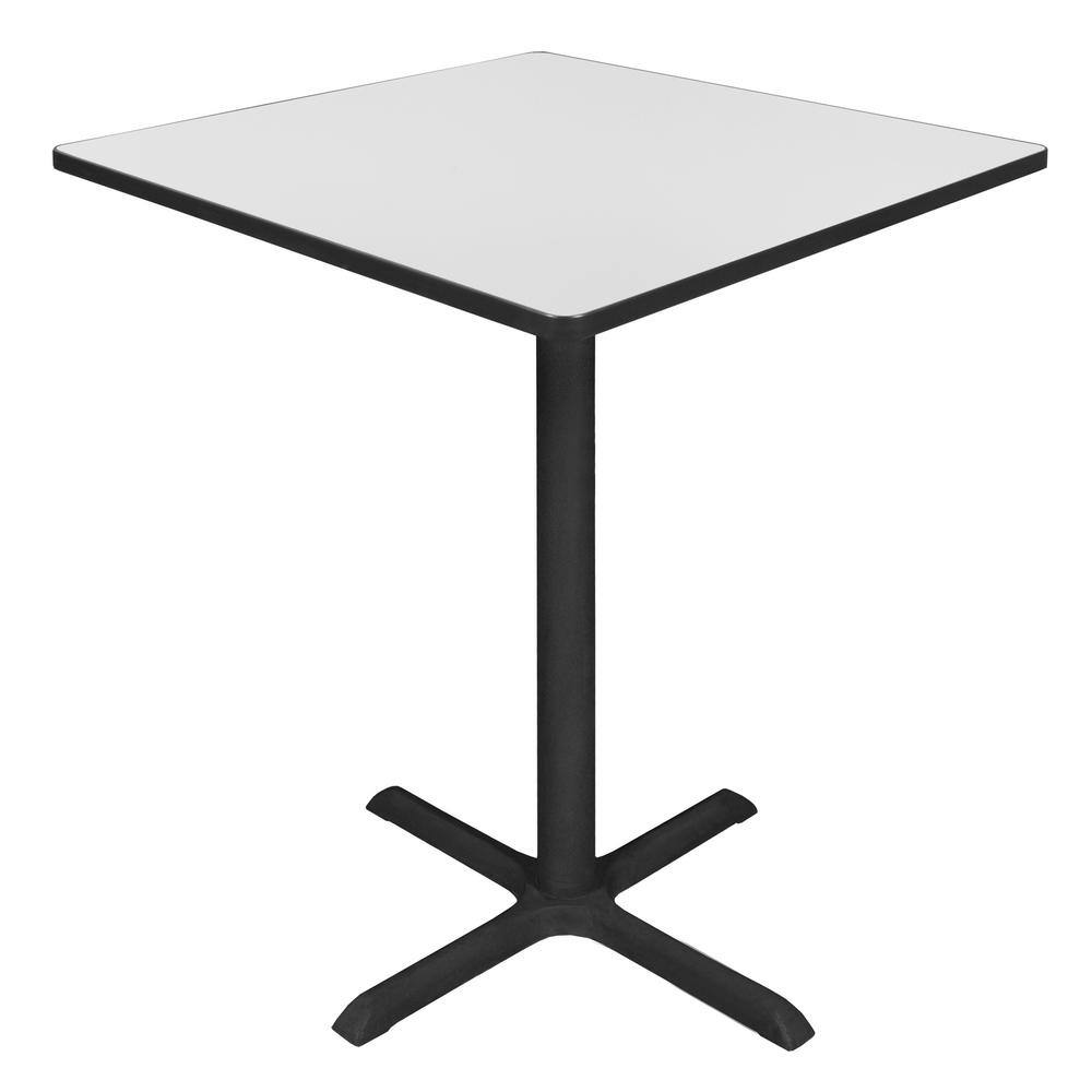 Regency Bucy 38 in. Square White Composite Wood Cafe Table (Seats 4) -  HDB3636WH