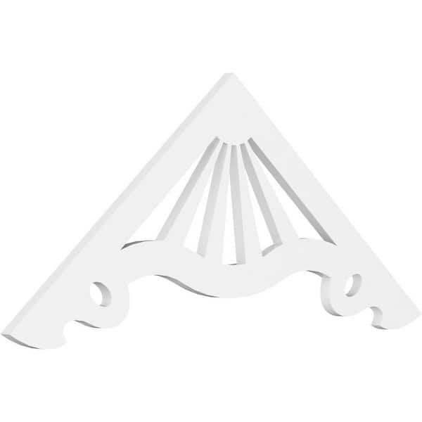 Ekena Millwork Marshall 1 in. D x 20 in. W x 48 in. L Signature Urethane Gable Pediment