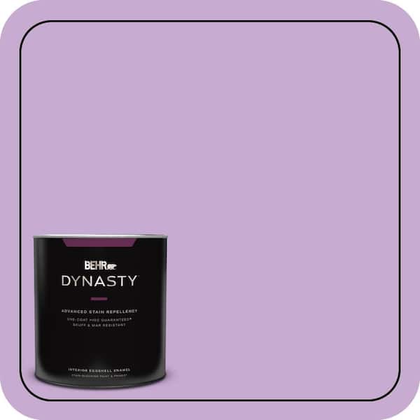BEHR DYNASTY 1 qt. #660B-4 Pale Orchid Eggshell Enamel Interior Stain-Blocking Paint and Primer