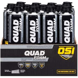 Quad 21.1 oz. Window and Door Spray Foam Sealant (12-Pack)