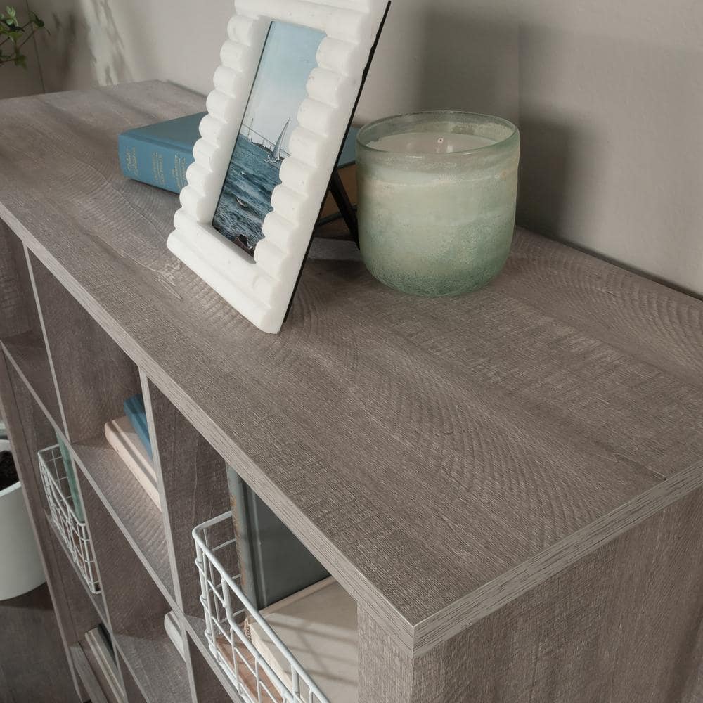 Spring Maple 9-Cube Storage Bookcase with MDF Shelves