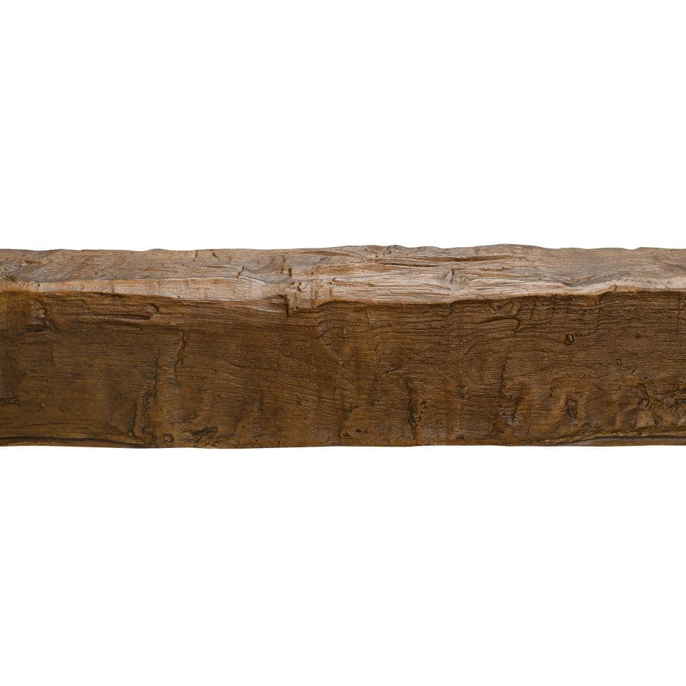 13' Medium Oak Hand Hewn Faux Wood Beam