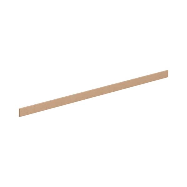 3 in. W x 96 in. H x 0.63 in. D Cabinet Filler Strip in Lakewood Sugar Cookie