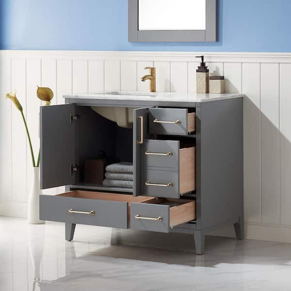 bathroom vanity set with mirror home depot