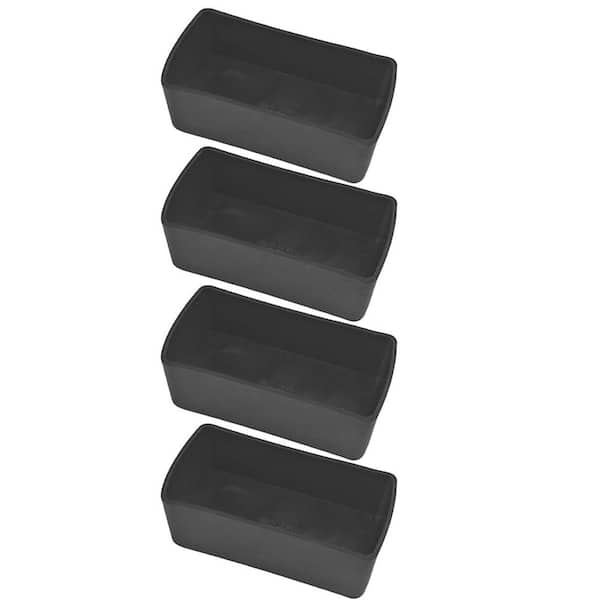 Unbranded 2x4 Wood Post End Cap 4Pcs PVC Floor Protector Waterproof Anti-Friction Suitable for Table Chair Armrest Legs