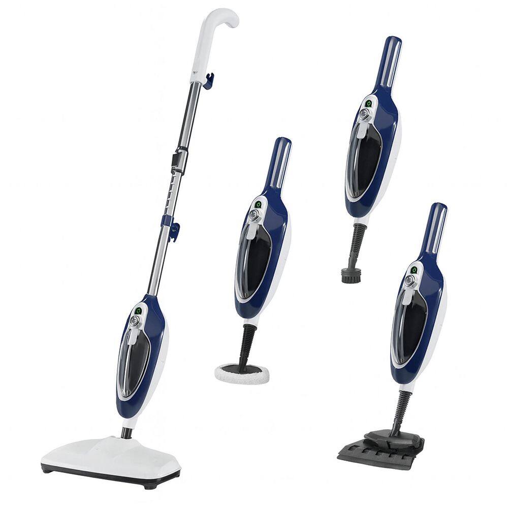 Residential Corded Steam Cleaner for Hardwood Tile Laminate Sealed Stone in Blue with Adjustable Steam Settings price history on PriceWatchPro