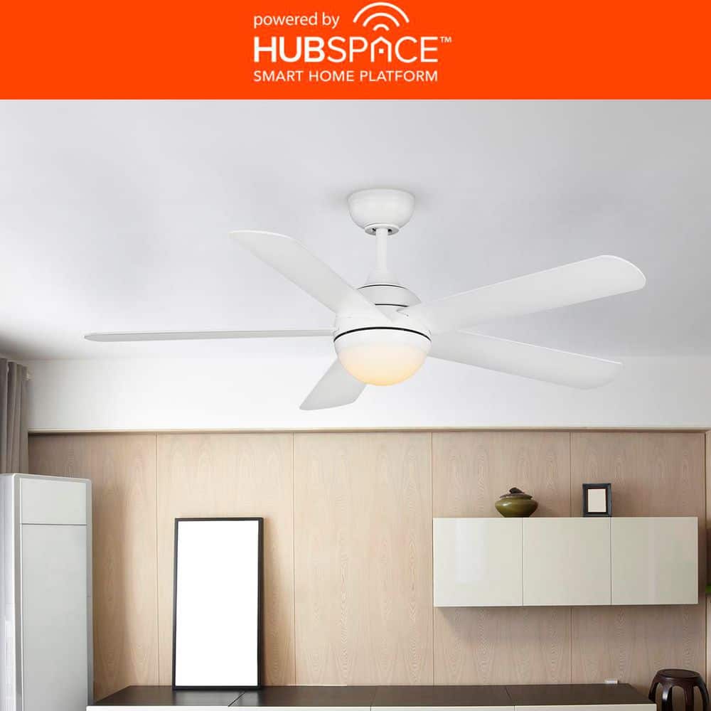 Hampton Bay Morland 52 in. Smart Indoor/Covered Outdoor Matte
