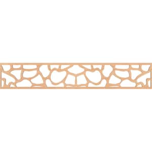 Rochester Fretwork 0.25 in. D x 46.625 in. W x 8 in. L Hickory Wood Panel Moulding