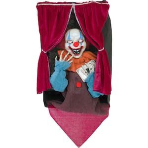 27 in. Touch Activated Animatronic Clown