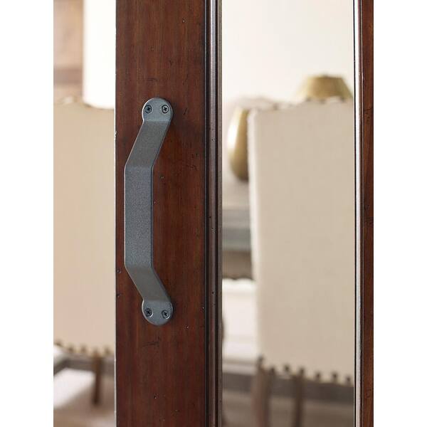 JELD-WEN 72 in. DesignGlide Matte Black Soft-Close Barn Door