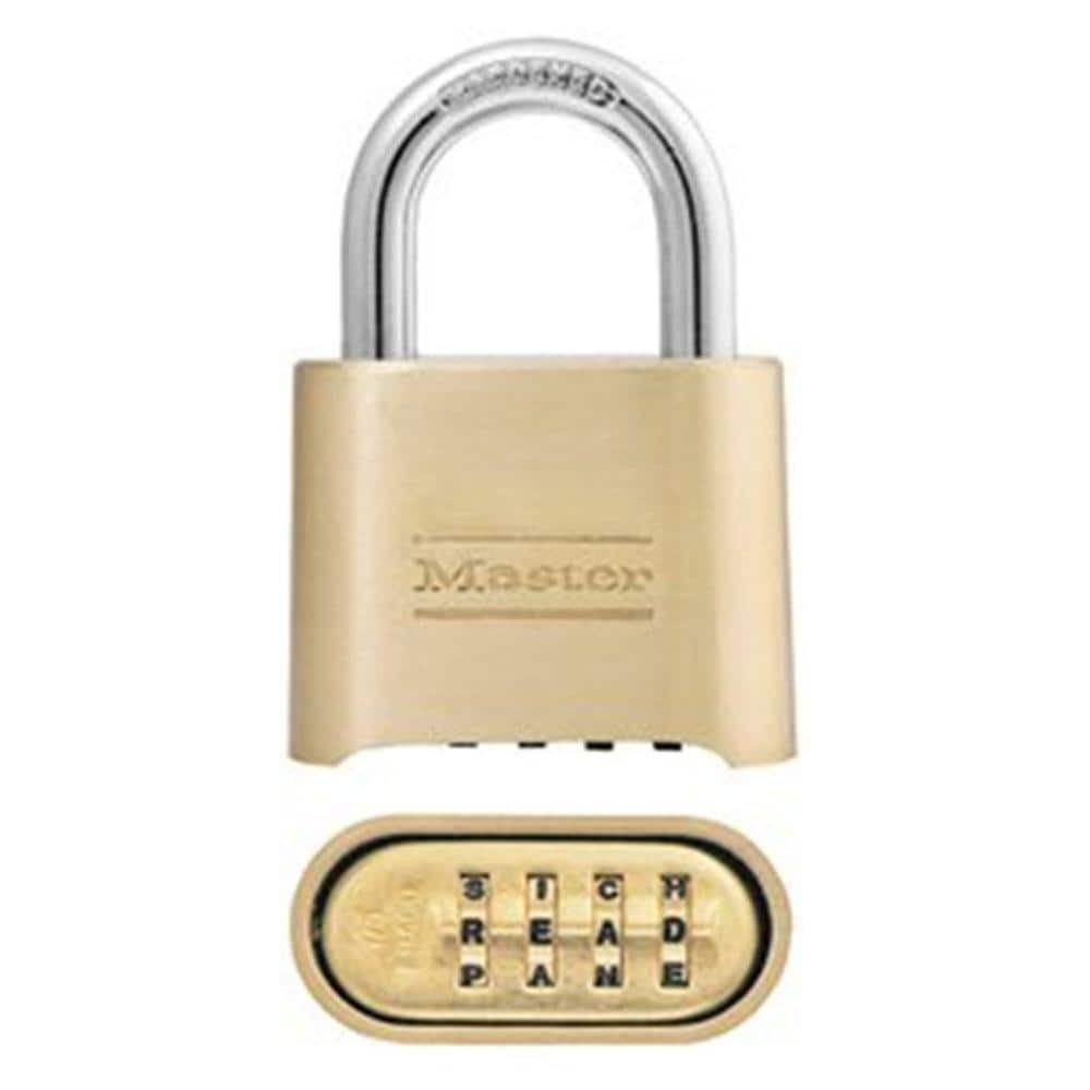 Master Lock Outdoor Combination Lock, 1-1/2 in. Shackle, Resettable  875DLFHC - The Home Depot