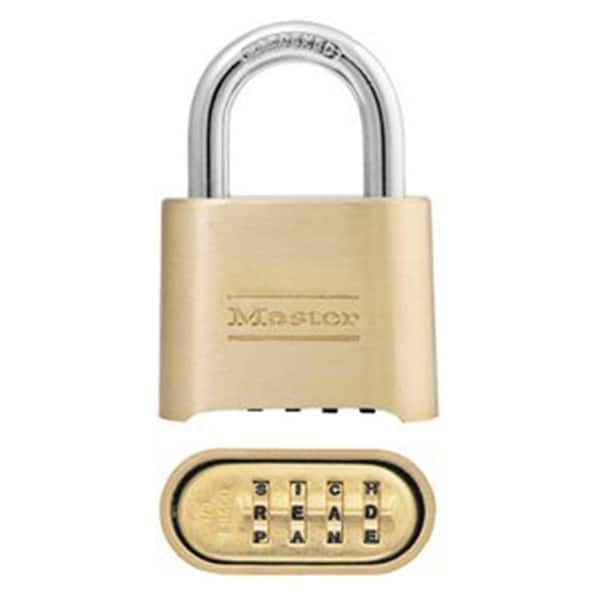 Master Lock Combination Lock, Resettable, Letters
