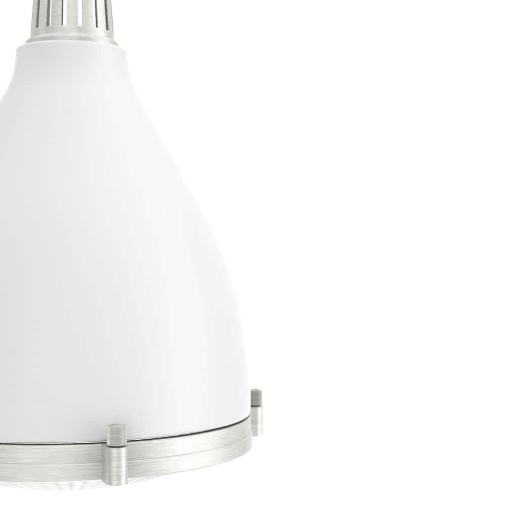 Hunter Bluff View Fresh White Dome LED Pendant Light