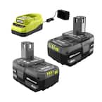ONE+ 18V Lithium-Ion 4.0 Ah Battery (2-Pack) and Charger Kit