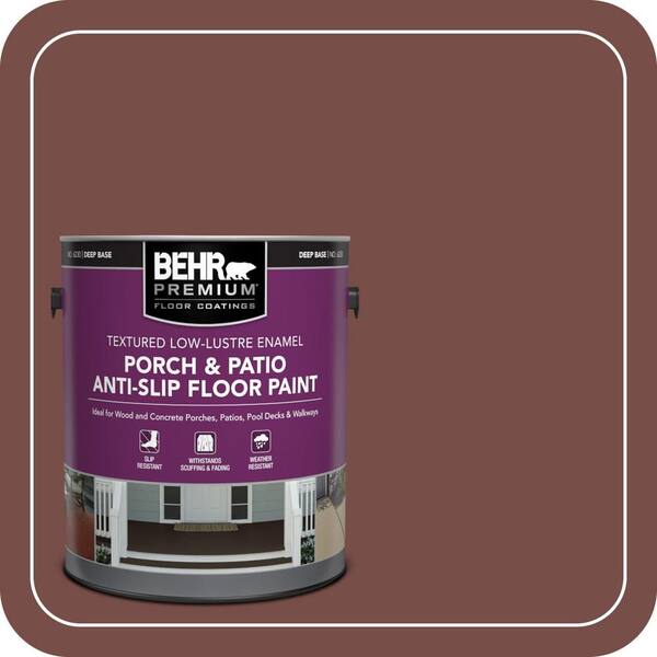 1 gal. #170F-7 Leather Bound Textured Low-Lustre Enamel Interior/Exterior Porch and Patio Anti-Slip Floor Paint