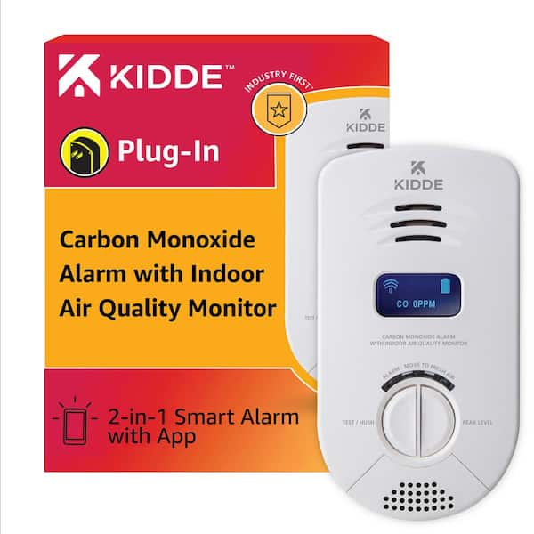 Kidde Kidde Smart Plug-In Carbon Monoxide with Indoor Air Quality Monitor  21031211 - The Home Depot