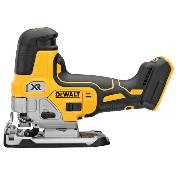 DEWALT 20V MAX XR Lithium-Ion Cordless Brushless Jigsaw with (2) 20V MAX XR  Premium Lithium-Ion 5.0 Ah Battery Packs DCS334BWCB205-2 - The Home Depot