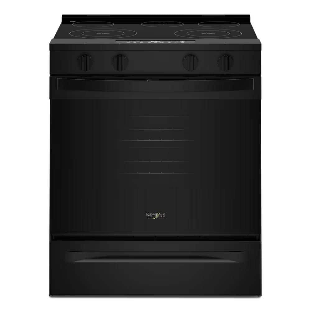 30 in. 5 Element Slide-In Electric Range in Black with Air Cooking Technology and Steam Clean price history on PriceWatchPro
