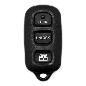 Replacement Toyota Remote - 4 Buttons (Lock, Unlock, Panic, and Hatch Glass)