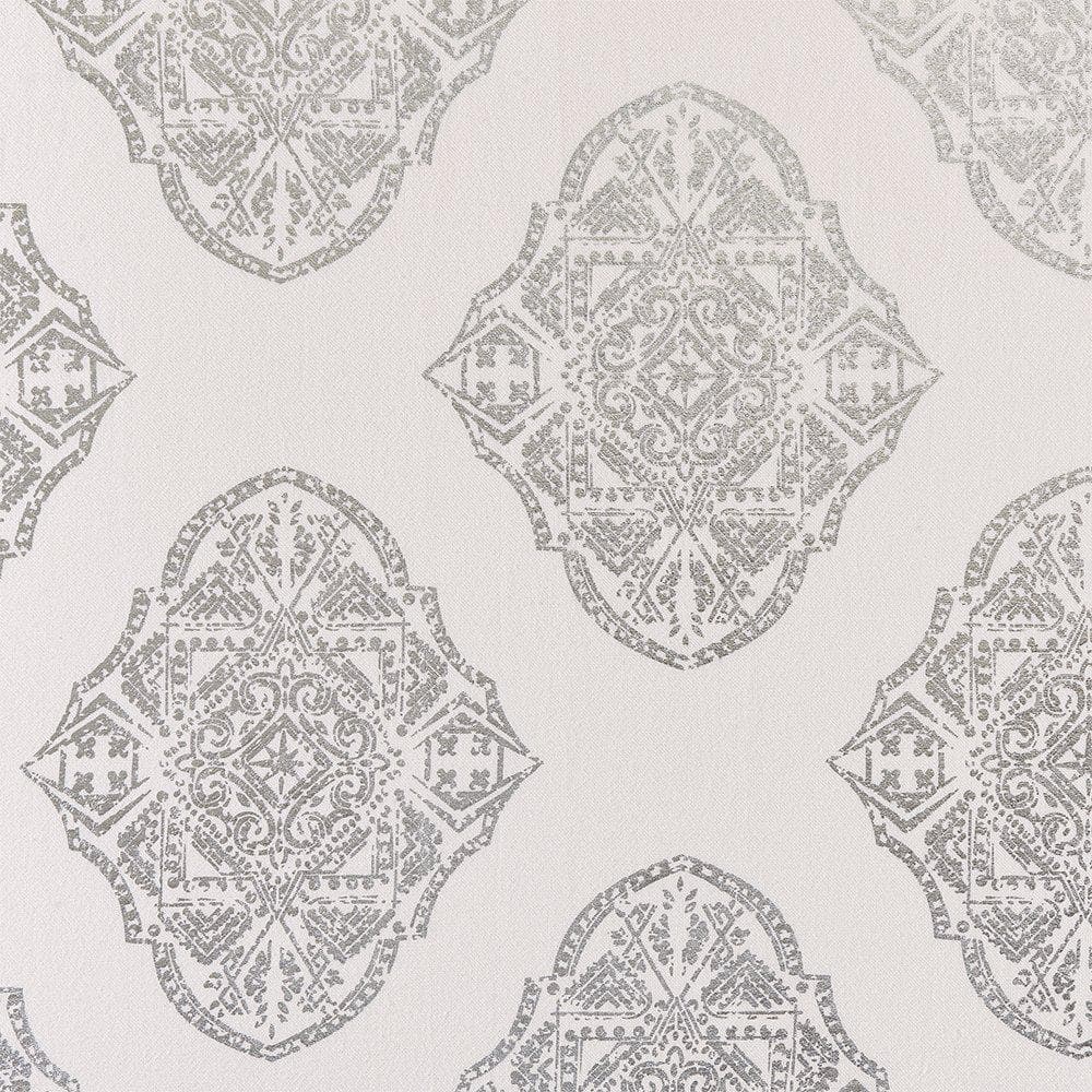 Augustus Off-White Cotton Polyester Sheer Grommet Window Panels